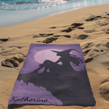 Mystical Witch Silhouette Under Moonlight Gift