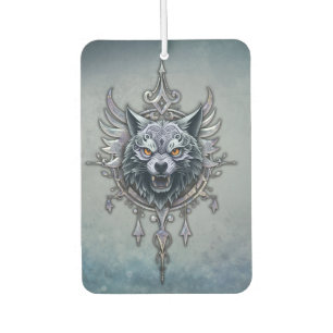 Mystical wolf head. air freshener