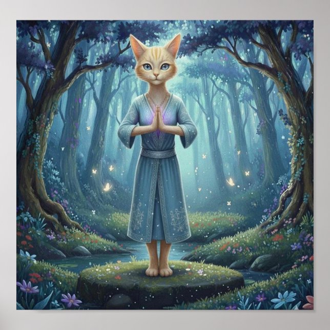 MysticMoonLiteMeditation Poster (Front)