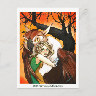 MysticReflections Owl Guardian PostCard