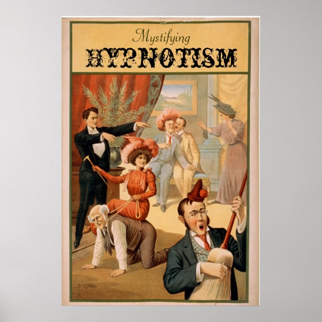 Mystifier l'hypnotisme Affiche VAUDEVILLE (Devant)