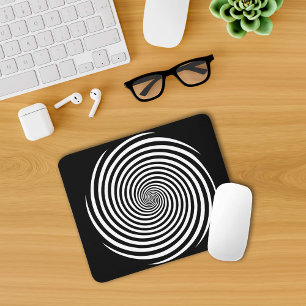 Mystify Your Mouse with Hypnosis Spiral Mouse Pad