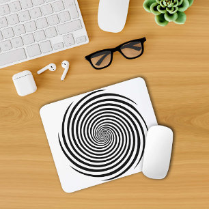 Mystify Your Mouse with Hypnosis Spiral Mouse Pad