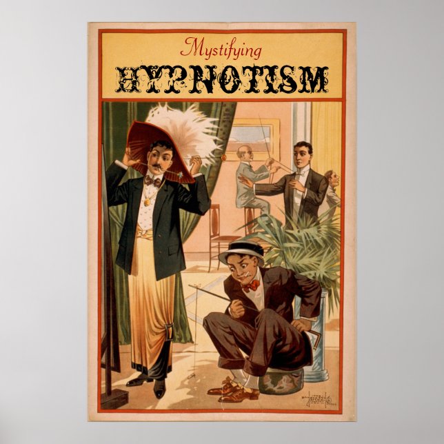 Mystifying Hypnotism VAUDEVILLE Poster (Front)