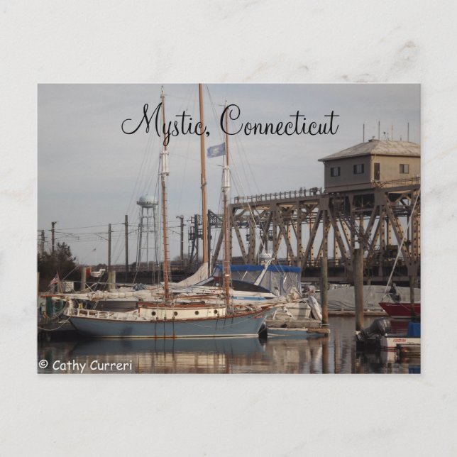 Mystique, carte postale du Connecticut (Devant)