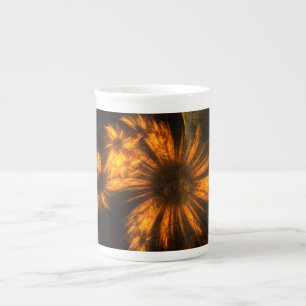 Mystique Garden Abstract Art Bone China Mug