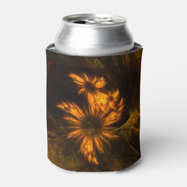 Mystique Garden Abstract Art Can Cooler (Can Front)