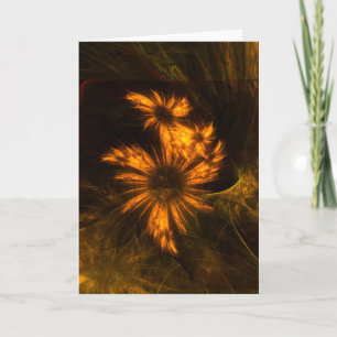 Mystique Garden Abstract Art Greeting Card