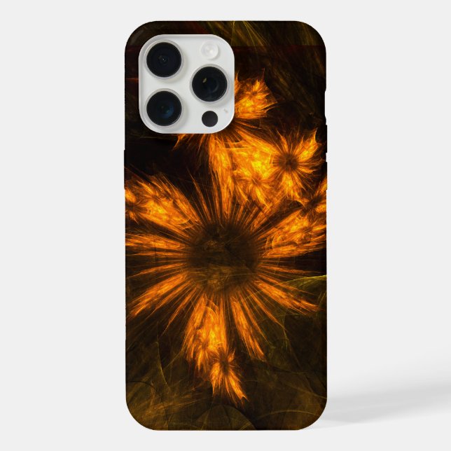 Mystique Garden Abstract Art iPhone Case (Back)