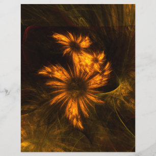 Mystique Garden Abstract Art Letterhead