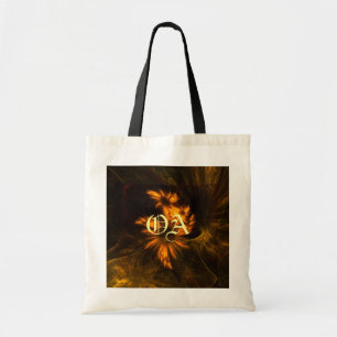 Mystique Garden Abstract Art Monogram Bag