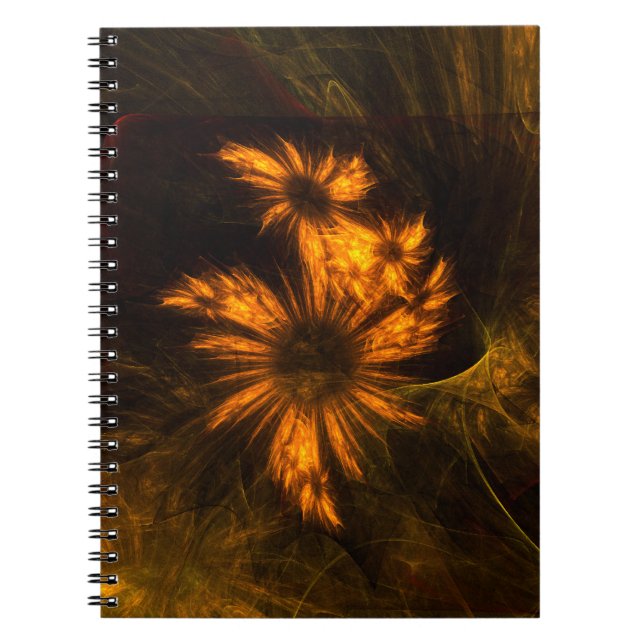 Mystique Garden Abstract Art Notebook (Front)
