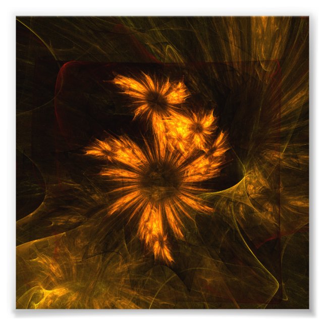 Mystique Garden Abstract Art Photo Print (Front)