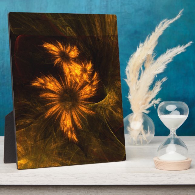 Mystique Garden Abstract Art Plaque (Side)