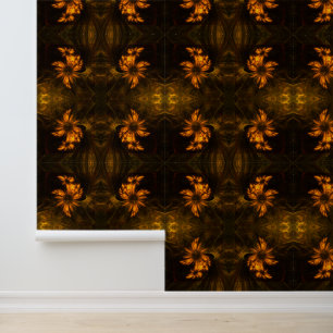 Mystique Garden Abstract Art Wallpaper
