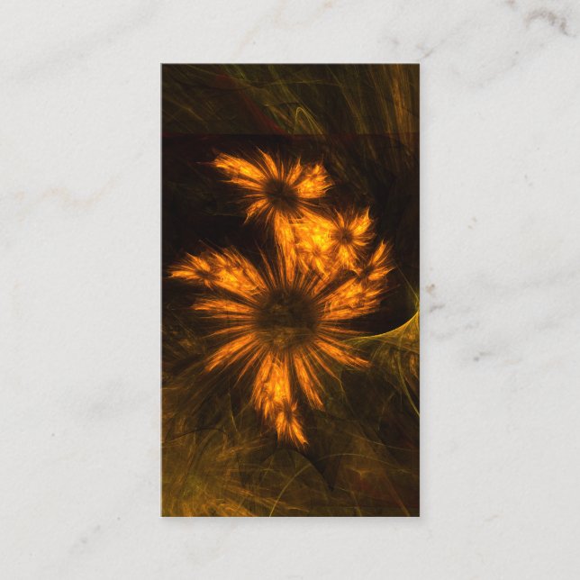 Mystique Garden Carte de visite d'art Abstrait (Devant)