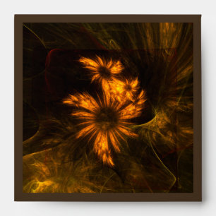Mystique Garden Enveloppe Carré d'art Abstrait