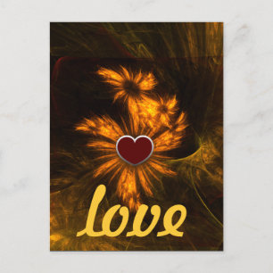 Mystique Garden Love Postcard