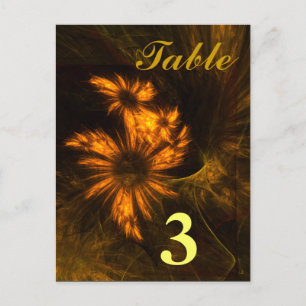 Mystique Garden Table Number Postcard
