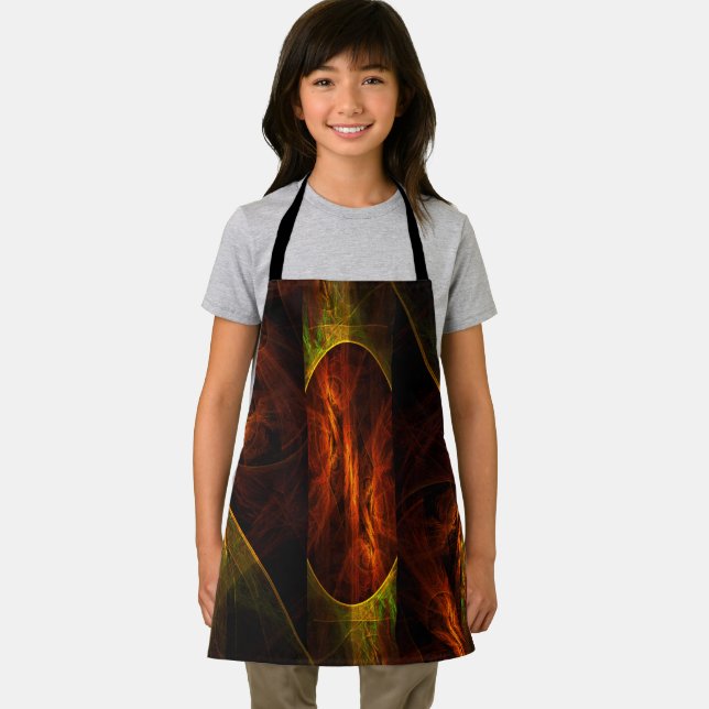 Mystique Jungle Abstract Art Apron (Insitu)