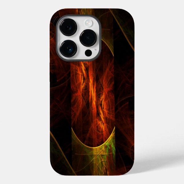Mystique Jungle Abstract Art Case-Mate iPhone Case (Back)