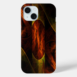 Mystique Jungle Abstract Art iPhone 15 Case