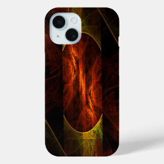 Mystique Jungle Abstract Art iPhone 15 Case