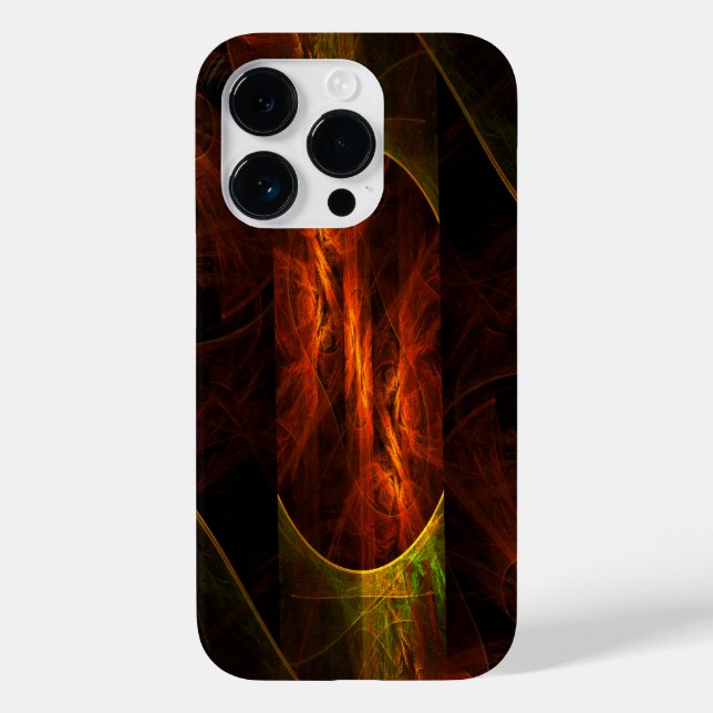 Mystique Jungle Abstract Art Case-Mate iPhone Case (Back)