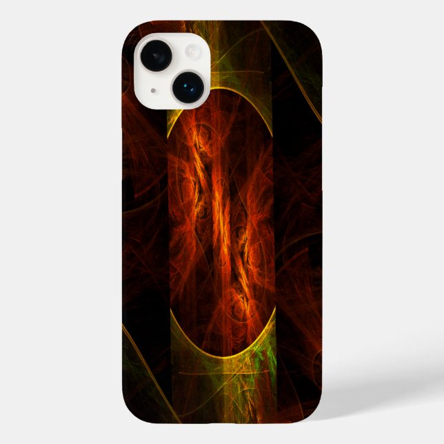 Mystique Jungle Abstract Art Case-Mate iPhone Case (Back)