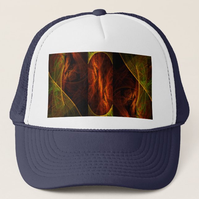 Mystique Jungle Abstract Art Hat (Front)