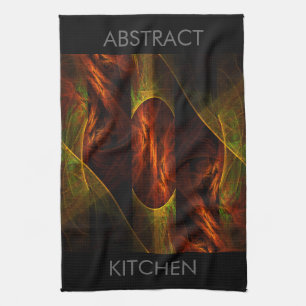 Mystique Jungle Abstract Art Kitchen Towel