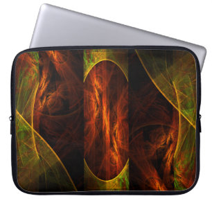 Mystique Jungle Abstract Art Laptop Sleeve