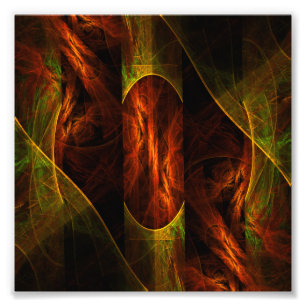 Mystique Jungle Abstract Art Photo Print