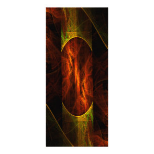 Mystique Jungle Abstract Art Rack Card
