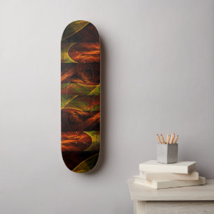 Mystique Jungle Art Abstrait Skateboard
