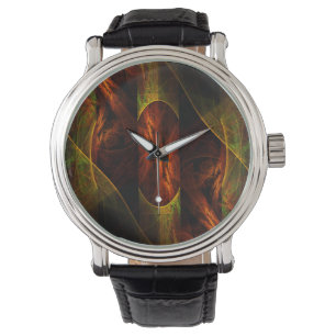 Mystique Jungle Modern Abstract Fractal Art Watch