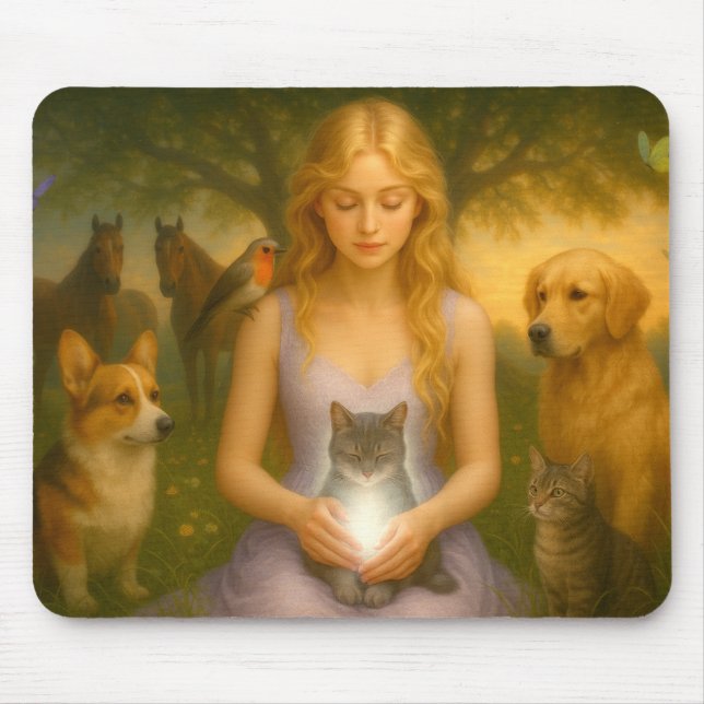 Mystique Woman - Mousepad with Energy & Expression (Front)