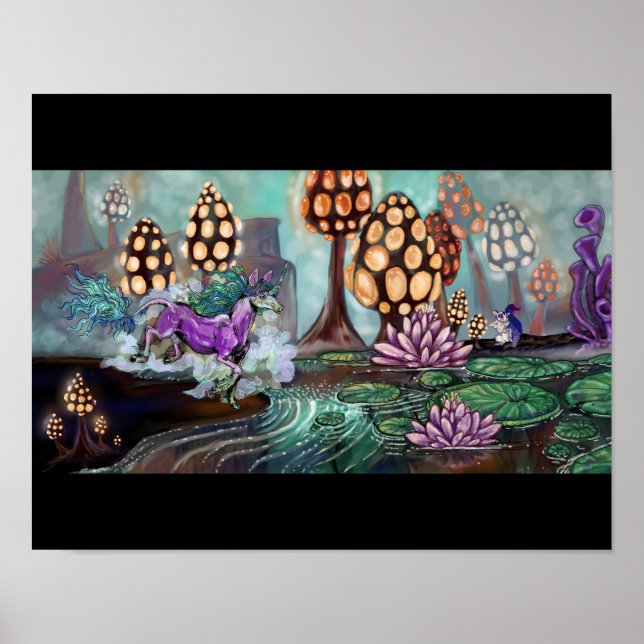 Mysts of the Glowshrooms Poster (Front)