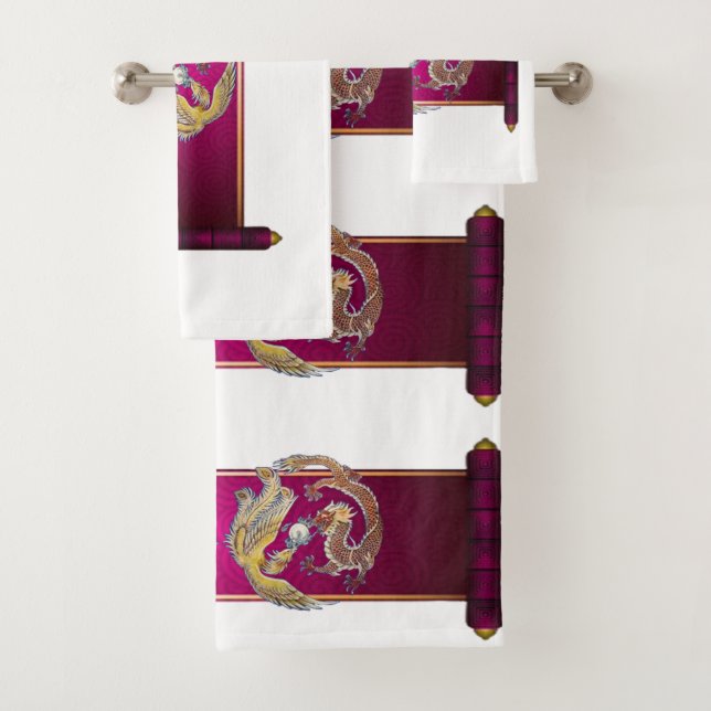 Mythic Battle  Bath Towel Set (Insitu)
