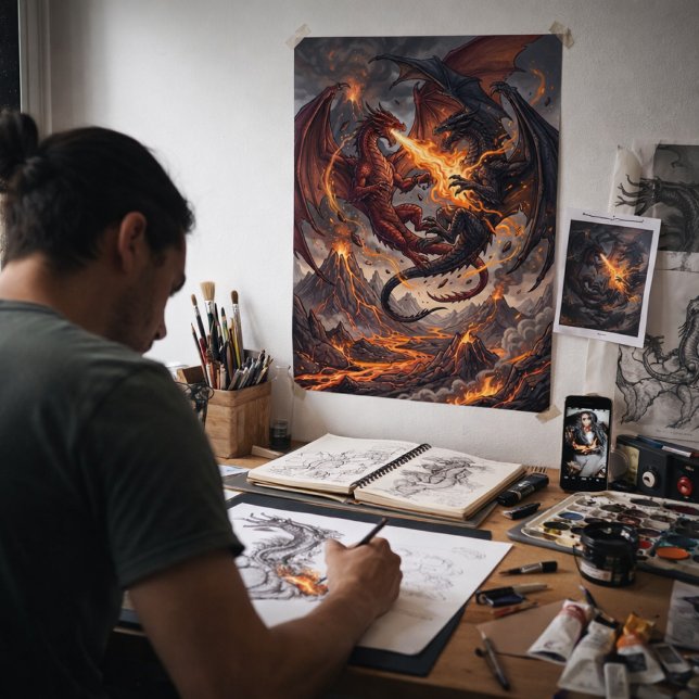 Mythic Realms Clash of Dragons Poster (Creator Uploaded)