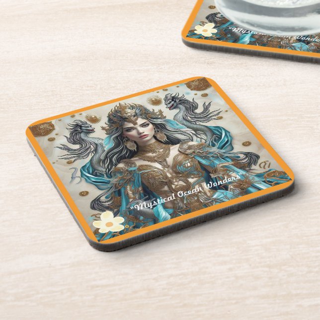 "Mythic Sea Goddess" Coaster (Left Side)