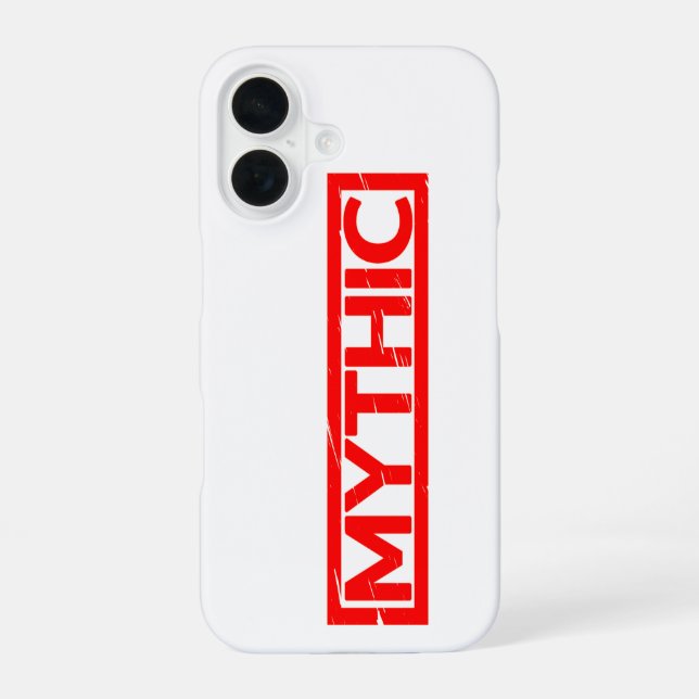 Mythic Stamp iPhone 16 Case (Back)