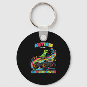 Mythical & Prehistoric Autism Is My Superpower Keychain