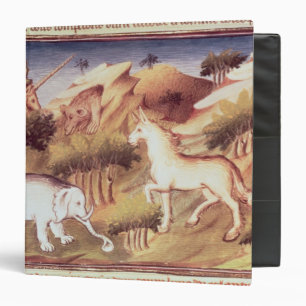 Mythical animals in the wilderness binder