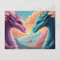 *~* Mythical AP48 PHOTO Invite Dragon Couple Love