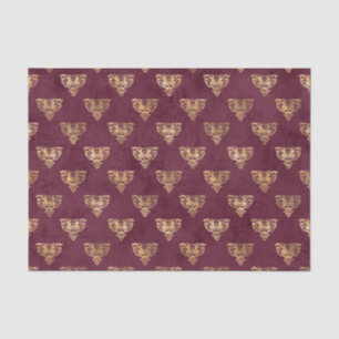 Mythical Burgundy and Gold Tissue Paper