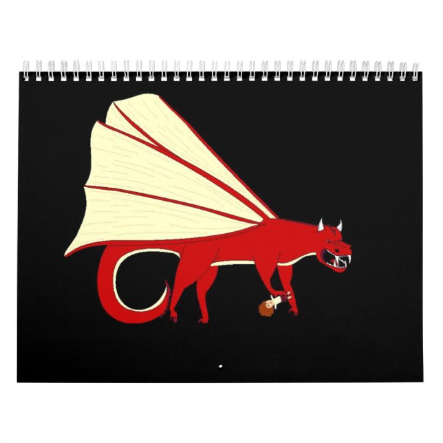 Mythical Creature Calender Calendar (Cover)