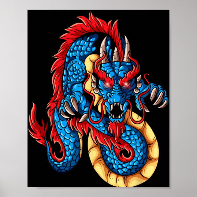 Mythical Creatures China New Year Chinese New Year Poster (Front)