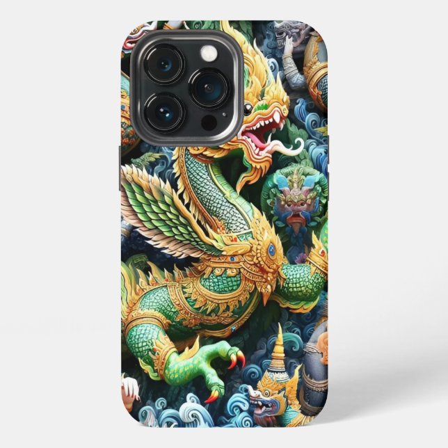 Mythical Creatures & Fantasy Aesthetic Wallpaper iPhone Case (Back)