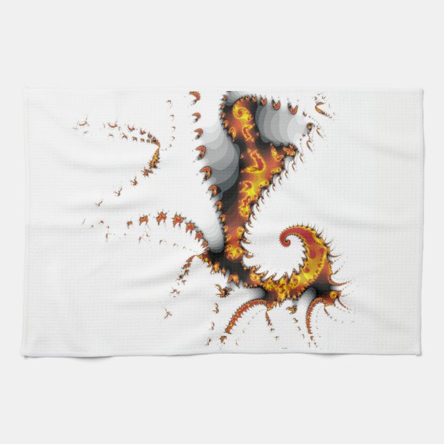 MYTHICAL CREATURES KITCHEN TOWEL (Horizontal)
